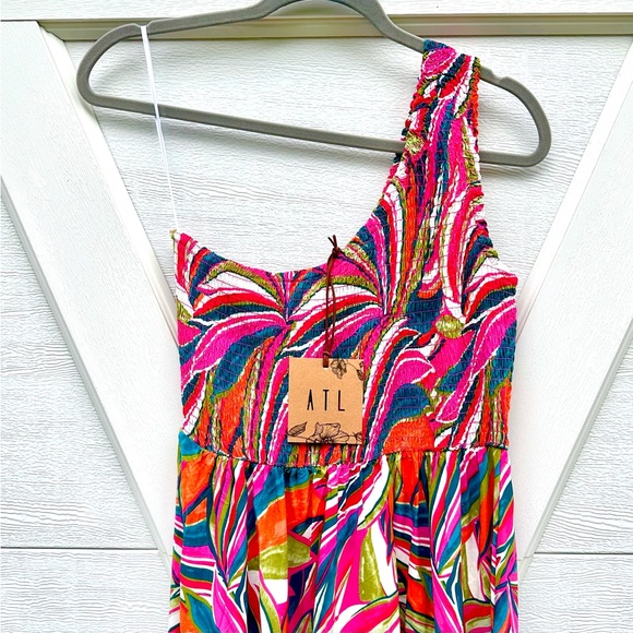 Abel the Label Anthropologie Kelissa One Shoulder Maxi Dress - Picture 2 of 2